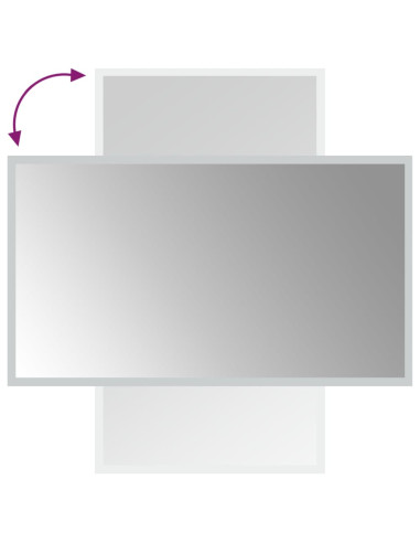 Specchio da Bagno con Luci LED 40x70 cm