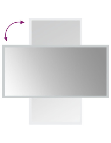 Specchio da Bagno con Luci LED 30x60 cm