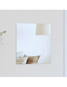 Specchio da parete Quadrato 40 x 40 cm vetro temperato