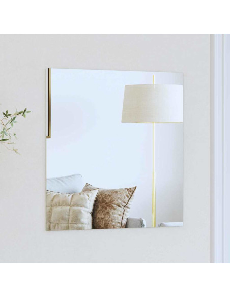 Specchio da parete Quadrato 50 x 50 cm vetro temperato