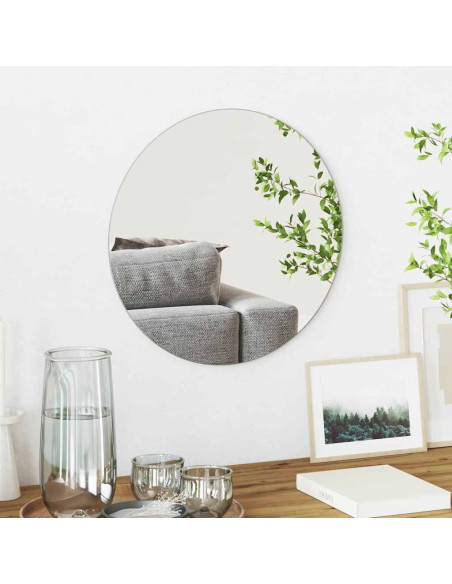Specchio da parete Rotondo Ø 40 cm vetro temperato