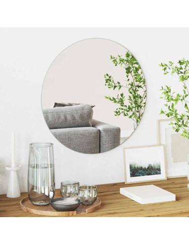 Specchio da parete Rotondo Ø 50 cm vetro temperato
