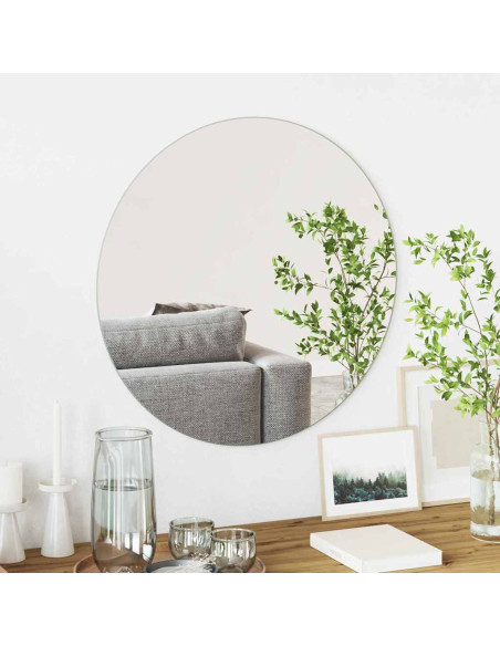 Specchio da parete Rotondo Ø 60 cm vetro temperato