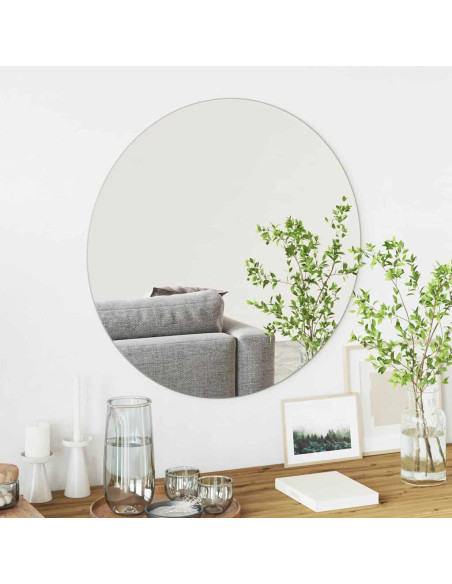 Specchio da parete Rotondo Ø 70 cm vetro temperato