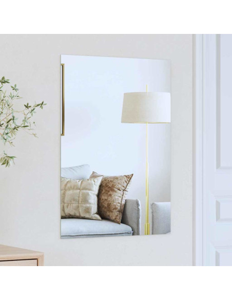 Specchio da parete Rettangolare 70 x 50 cm vetro temperato