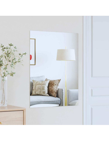 Specchio da parete Rettangolare 80 x 60 cm vetro temperato