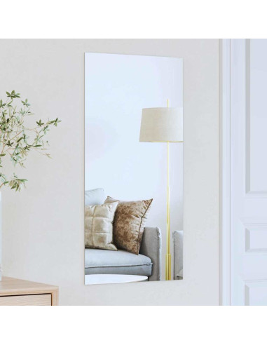 Specchio da parete Rettangolare 40 x 80 cm vetro temperato