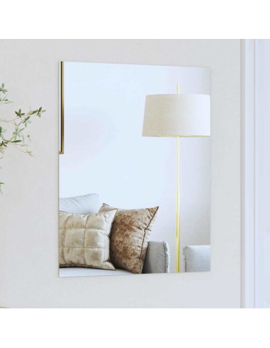 Specchio da parete Rettangolare 50 x 60 cm vetro temperato