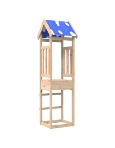 Torre da Gioco Marrone 52.5 x 46.5 x 208 cm Pino massello