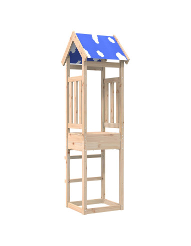 Torre da Gioco Marrone 52.5 x 46.5 x 208 cm Pino massello