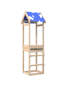Torre da Gioco Marrone 52,5 x 46,5 x 195 cm Pino massello