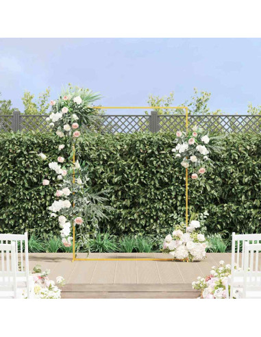Arco Nuziale Oro 150 x 49,5 x 200 cm Acciaio