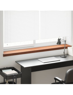 Soglia della Finestra Legno Marrone 120 x 25 x 4,5 cm PVC