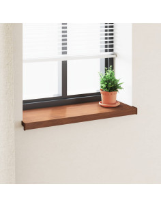 Soglia della Finestra Legno Marrone 60 x 35 x 4,5 cm PVC