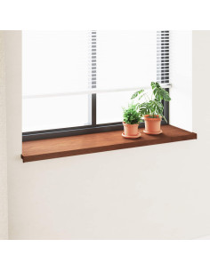 Soglia della Finestra Legno Marrone 140 x 40 x 4,5 cm PVC