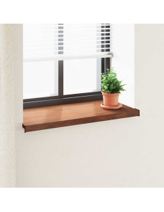 Soglia della Finestra Legno Marrone 60 x 45 x 4,5 cm PVC