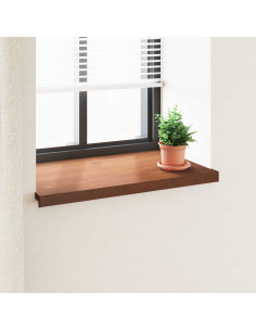 Soglia della Finestra Legno Marrone 100 x 50 x 4,5 cm PVC