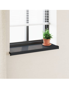 Soglia della Finestra Anthracite con Venatura di Legno PVC