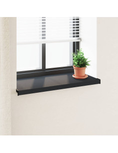 Soglia della Finestra Anthracite con Venatura di Legno PVC