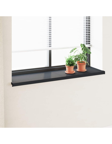 Soglia della Finestra Anthracite con Venatura di Legno PVC