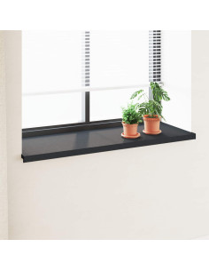 Soglia della Finestra Anthracite con Venatura di Legno PVC