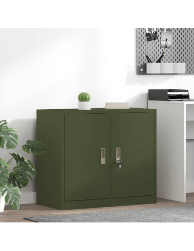 Armadio Verde oliva 80 x 40 x 70 cm Acciaio
