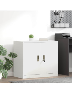 Armadio Bianco 80 x 40 x 70 cm Acciaio