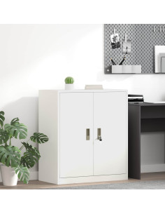 Armadio Bianco 80 x 40 x 90 cm Acciaio