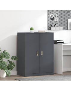 Armadio Antracite 80 x 40 x 105 cm Acciaio