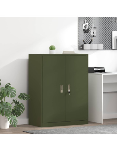 Armadio Verde oliva 80 x 40 x 105 cm Acciaio