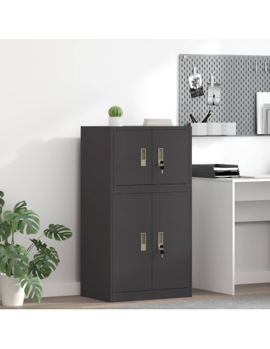 Armadio Nero 60 x 40 x 40 cm Acciaio