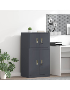 Armadio Antracite 60 x 40 x 40 cm Acciaio