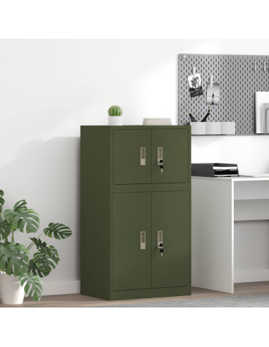 Armadio Verde oliva 60 x 40 x 40 cm Acciaio