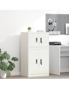 Armadio Bianco 60 x 40 x 40 cm Acciaio