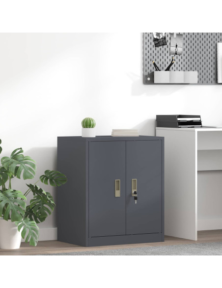 Armadio Antracite 60 x 40 x 70 cm Acciaio