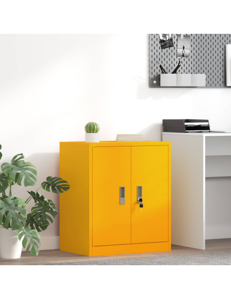 Armadio Giallo senape 60 x 40 x 70 cm Acciaio