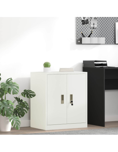 Armadio Bianco 60 x 40 x 70 cm Acciaio