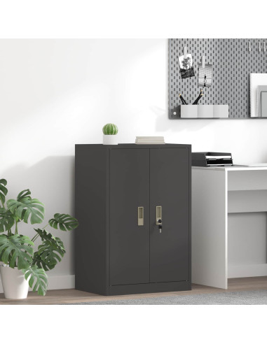 Armadio Nero 60 x 40 x 90 cm Acciaio