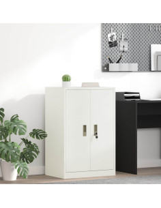 Armadio Bianco 60 x 40 x 90 cm Acciaio