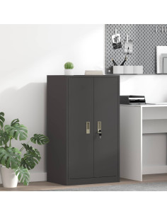 Armadio Nero 60 x 40 x 105 cm Acciaio