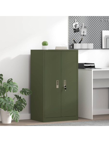 Armadio Verde oliva 60 x 40 x 105 cm Acciaio