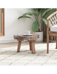 Comodino Marrone 40 x 40 x 25 cm Legno Recuperato Massello