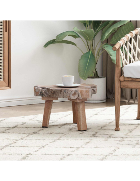 Comodino Marrone 40 x 40 x 25 cm Legno Recuperato Massello