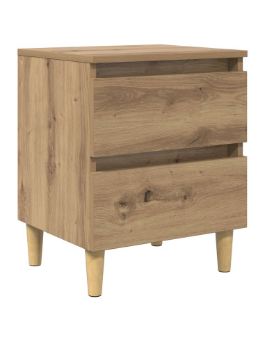 Armadietto per letto Rovere artigianale 40 x 35 x 50 cm