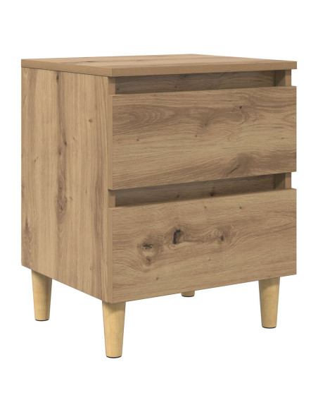 Armadietto per letto Rovere artigianale 40 x 35 x 50 cm