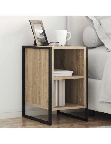 Comodino 2 pcs Sonoma 39.5 x 30 x 50 cm Legno multistrato