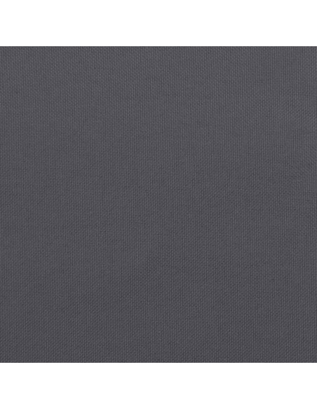 Cuscino per Pallet Antracite 60x60x6 cm in Tessuto