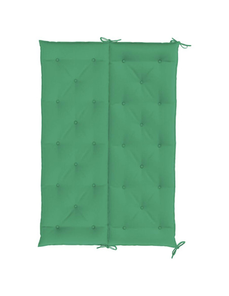 Cuscini per Panca 2 pz Verdi 150x50x7 cm in Tessuto Oxford