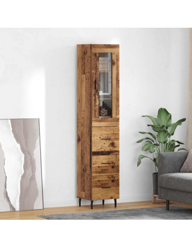 Credenza Legno vecchio 34,5 x 34 x 180 cm Legno multistrato