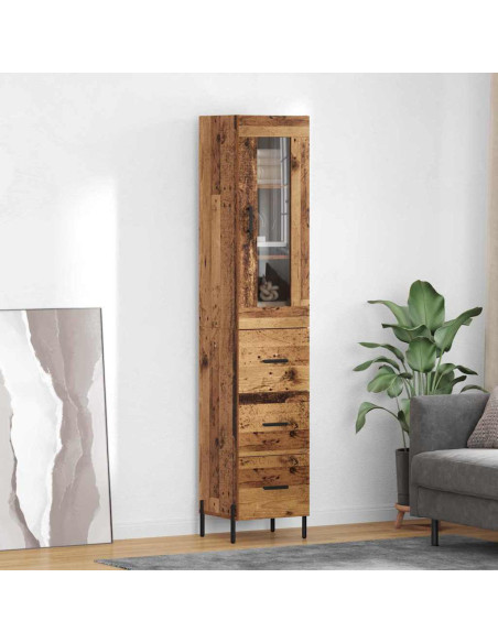 Credenza Legno vecchio 34,5 x 34 x 180 cm Legno multistrato